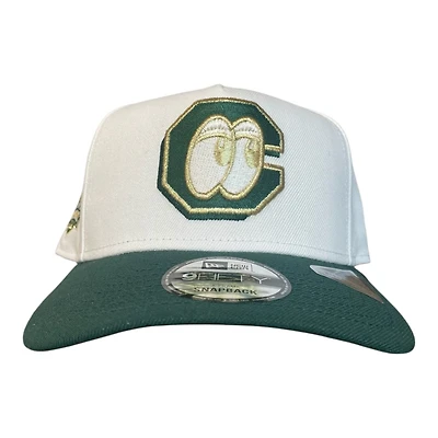 Chattanooga Lookouts Chrome and Green 2026 Inaugural Season Patch New Era 9FIFTY A-Frame Snapback Hat