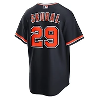 Detroit Tigers Tarik Skubal Navy Alternate Nike Replica Jersey