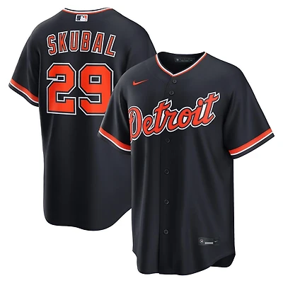Detroit Tigers Tarik Skubal Navy Alternate Nike Replica Jersey