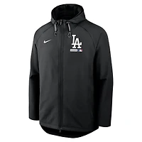 Los Angeles Dodgers Black 2026 Authentic Collection Nike Therma Jacket