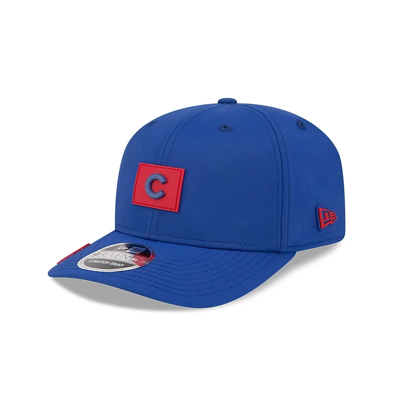 Chicago Cubs Royal Blue 2026 Clubhouse New Era 9SEVENTY Stretch Snapback Hat