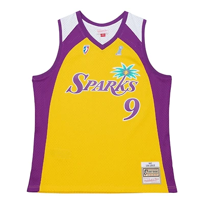 Los Angeles Sparks Lisa Leslie 1997 Gold Swingman Player Jersey