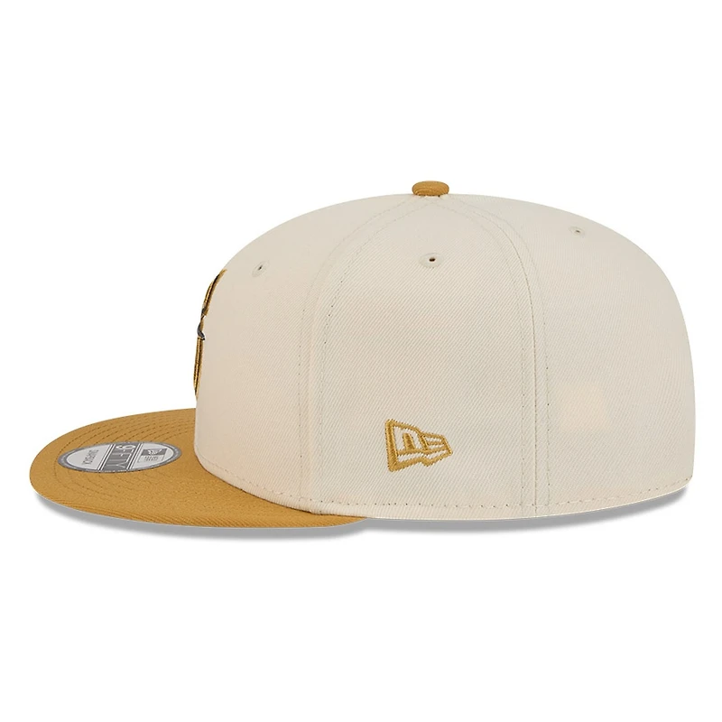 Seattle Mariners Beige and Khaki Two-Tone New Era 9FIFTY Snapback Hat