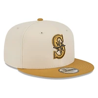 Seattle Mariners Beige and Khaki Two-Tone New Era 9FIFTY Snapback Hat
