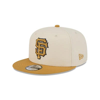 San Francisco Giants Beige and Brown Icon Color Pack New Era 9FIFTY Snapback