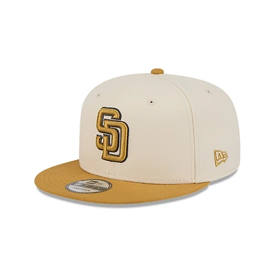 San Diego Padres Beige and Brown Icon Color Pack New Era 9FIFTY Snapback