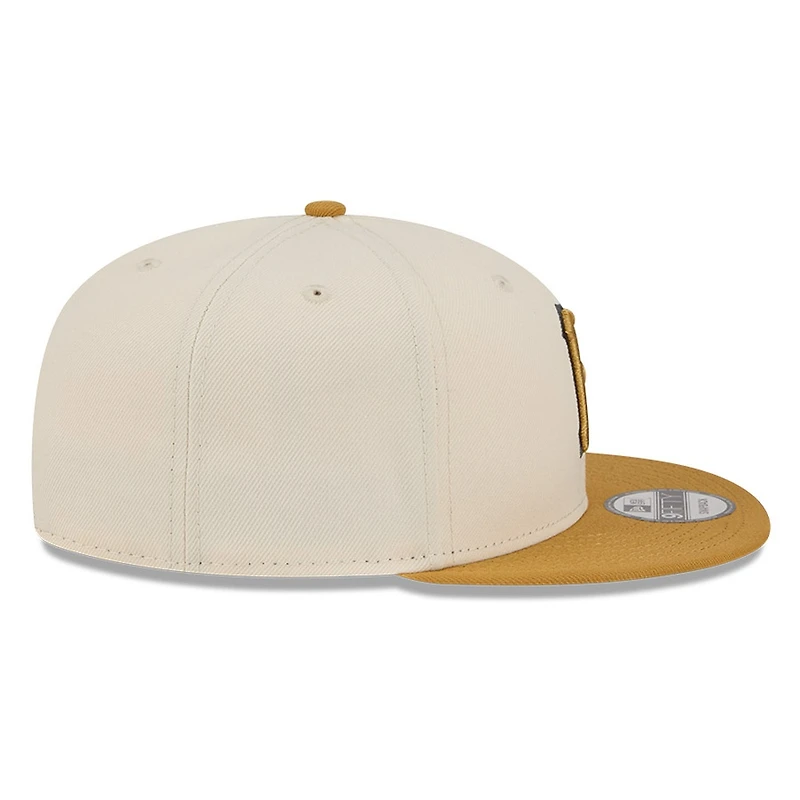 Pittsburgh Pirates Beige and Khaki Two-Tone New Era 9FIFTY Snapback Hat