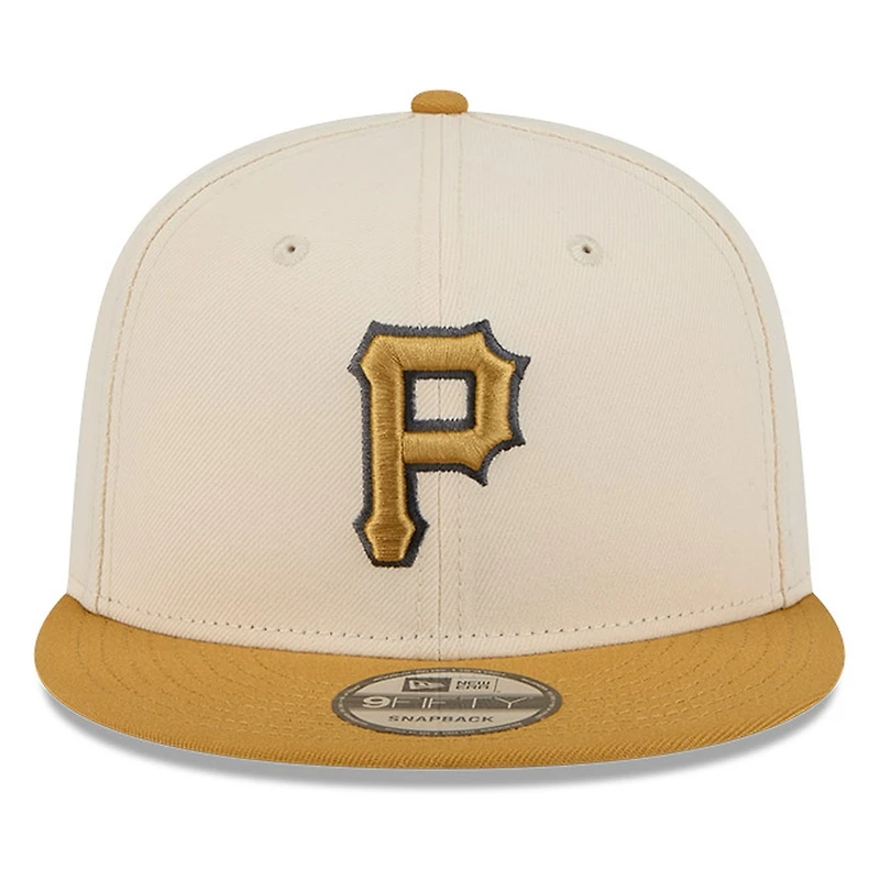 Pittsburgh Pirates Beige and Khaki Two-Tone New Era 9FIFTY Snapback Hat