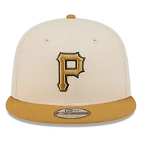 Pittsburgh Pirates Beige and Khaki Two-Tone New Era 9FIFTY Snapback Hat