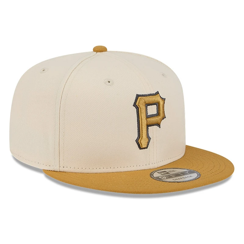 Pittsburgh Pirates Beige and Khaki Two-Tone New Era 9FIFTY Snapback Hat