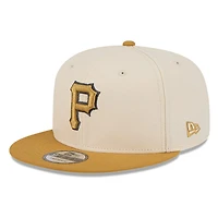 Pittsburgh Pirates Beige and Khaki Two-Tone New Era 9FIFTY Snapback Hat