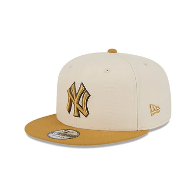 New York Yankees Beige and Brown Icon Color Pack New Era 9FIFTY Snapback