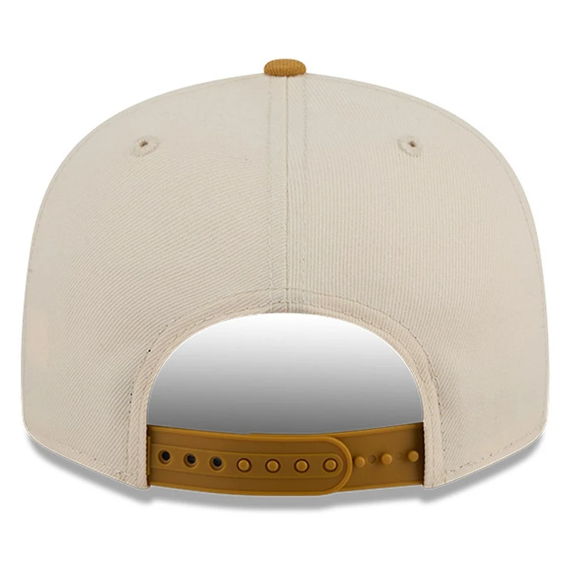 Los Angeles Lakers Beige and Khaki Two-Tone New Era 9FIFTY Snapback Hat