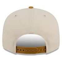 Los Angeles Lakers Beige and Khaki Two-Tone New Era 9FIFTY Snapback Hat