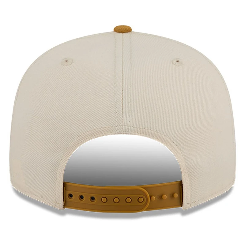 Chicago Bulls Beige and Khaki Two-Tone New Era 9FIFTY Snapback Hat