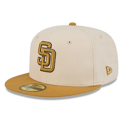 San Diego Padres Chrome Two Tone Color Pack New Era 59FIFTY Fitted Hat