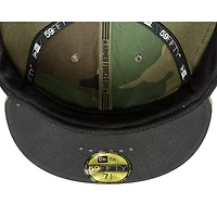 Seattle Mariners Olive Green 2026 Armed Forces Day New Era 59FIFTY Fitted Hat