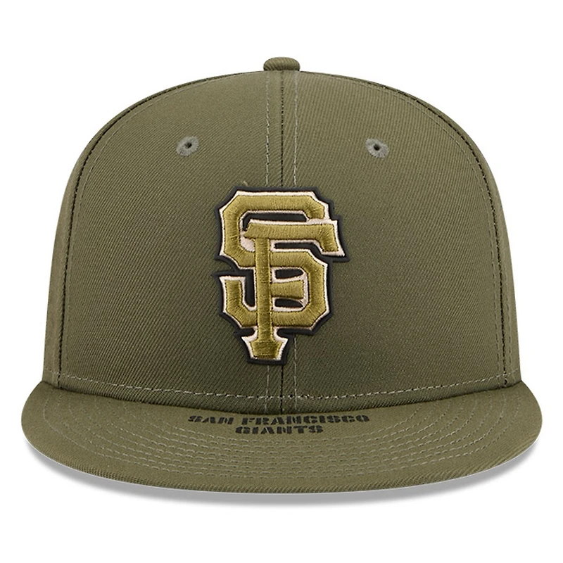 San Francisco Giants Olive Green 2026 Armed Forces Day New Era 59FIFTY Fitted Hat