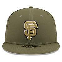 San Francisco Giants Olive Green 2026 Armed Forces Day New Era 59FIFTY Fitted Hat