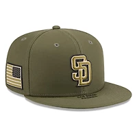San Diego Padres Olive Green 2026 Armed Forces Day New Era 59FIFTY Fitted Hat