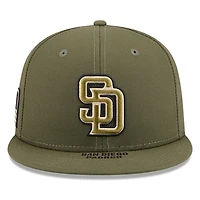 San Diego Padres Olive Green 2026 Armed Forces Day New Era 59FIFTY Fitted Hat