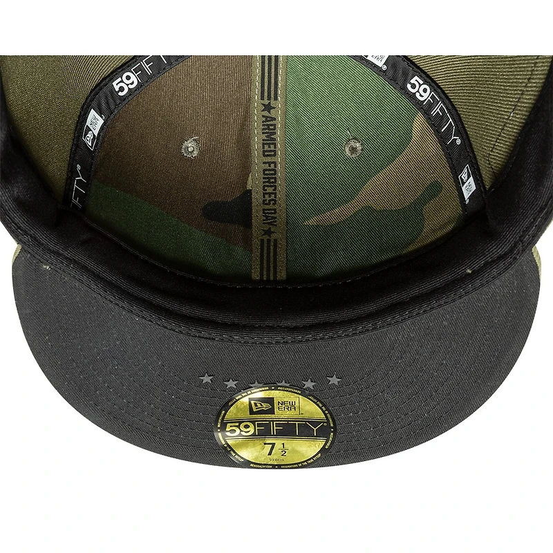 Los Angeles Dodgers Olive Green 2026 Armed Forces Day New Era 59FIFTY Fitted Hat