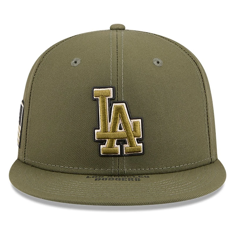 Los Angeles Dodgers Olive Green 2026 Armed Forces Day New Era 59FIFTY Fitted Hat