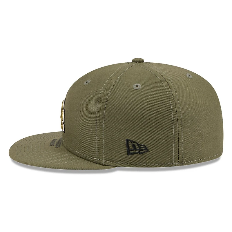 Los Angeles Dodgers Olive Green 2026 Armed Forces Day New Era 59FIFTY Fitted Hat