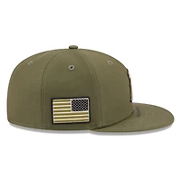 Los Angeles Angels Olive Green 2026 Armed Forces Day New Era 59FIFTY Fitted Hat