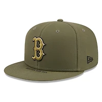 Boston Red Sox Olive Green 2026 Armed Forces Day New Era 59FIFTY Fitted Hat