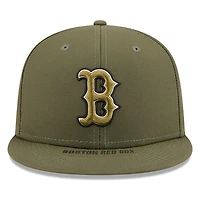 Boston Red Sox Olive Green 2026 Armed Forces Day New Era 59FIFTY Fitted Hat