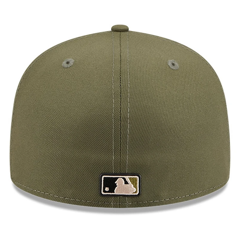 Boston Red Sox Olive Green 2026 Armed Forces Day New Era 59FIFTY Fitted Hat