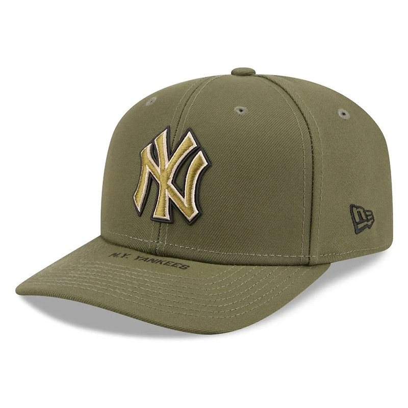New York Yankees Olive Green 2026 Armed Forces Day New Era 9SEVENTY Stretch-Snap Hat