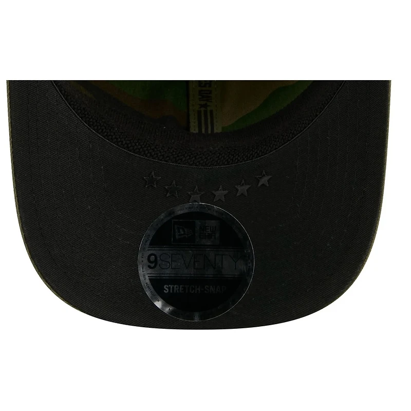 New York Yankees Olive Green 2026 Armed Forces Day New Era 9SEVENTY Stretch-Snap Hat