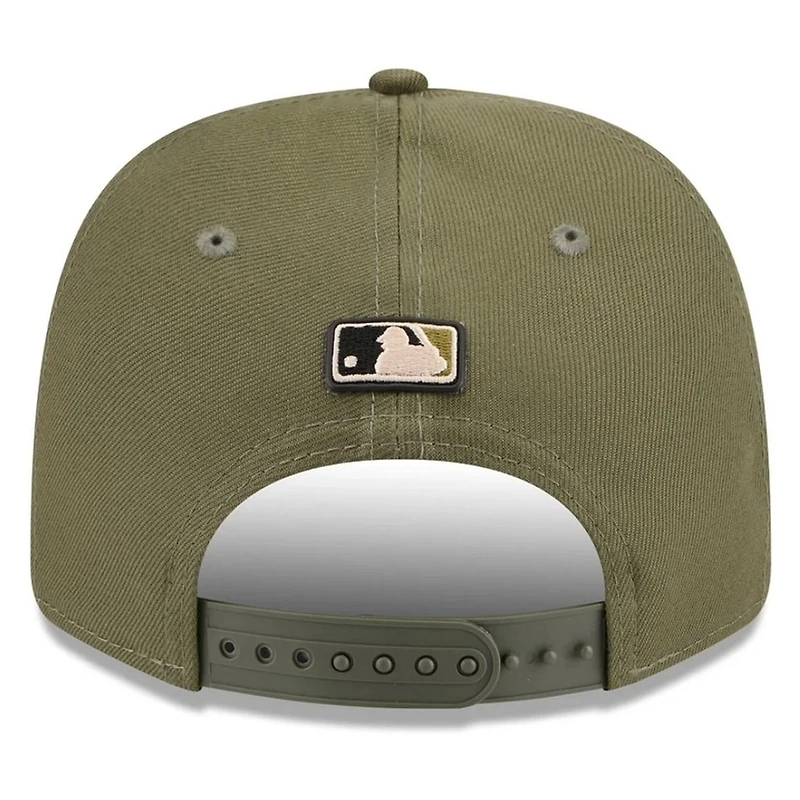 New York Yankees Olive Green 2026 Armed Forces Day New Era 9SEVENTY Stretch-Snap Hat