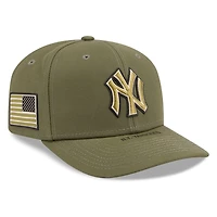 New York Yankees Olive Green 2026 Armed Forces Day New Era 9SEVENTY Stretch-Snap Hat