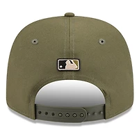 Los Angeles Dodgers Olive Green 2026 Armed Forces Day New Era 9SEVENTY Stretch-Snap Hat