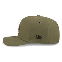 Los Angeles Dodgers Olive Green 2026 Armed Forces Day New Era 9SEVENTY Stretch-Snap Hat