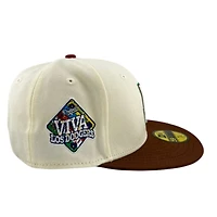 Los Angeles Dodgers Chrome and Brown "Cinco de Mayo Collection" Kelly Green UV New Era 59FIFTY Fitted Hat