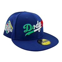 Los Angeles Dodgers Royal Script "Cinco de Mayo Collection" Gray UV New Era 59FIFTY Fitted Hat