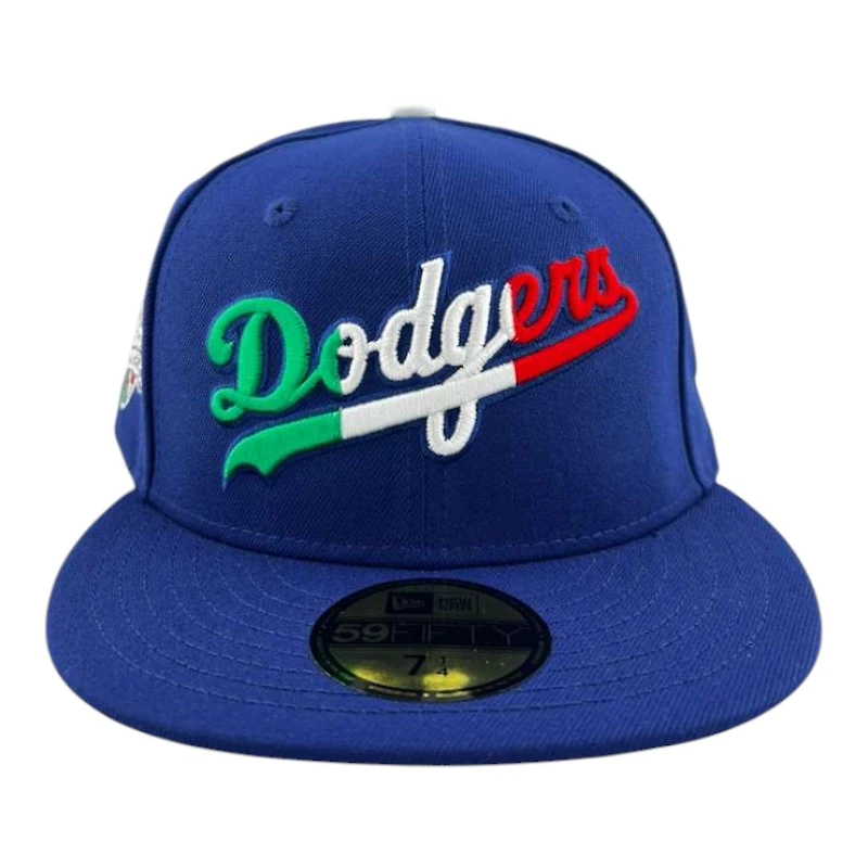 Los Angeles Dodgers Royal Script "Cinco de Mayo Collection" Gray UV New Era 59FIFTY Fitted Hat