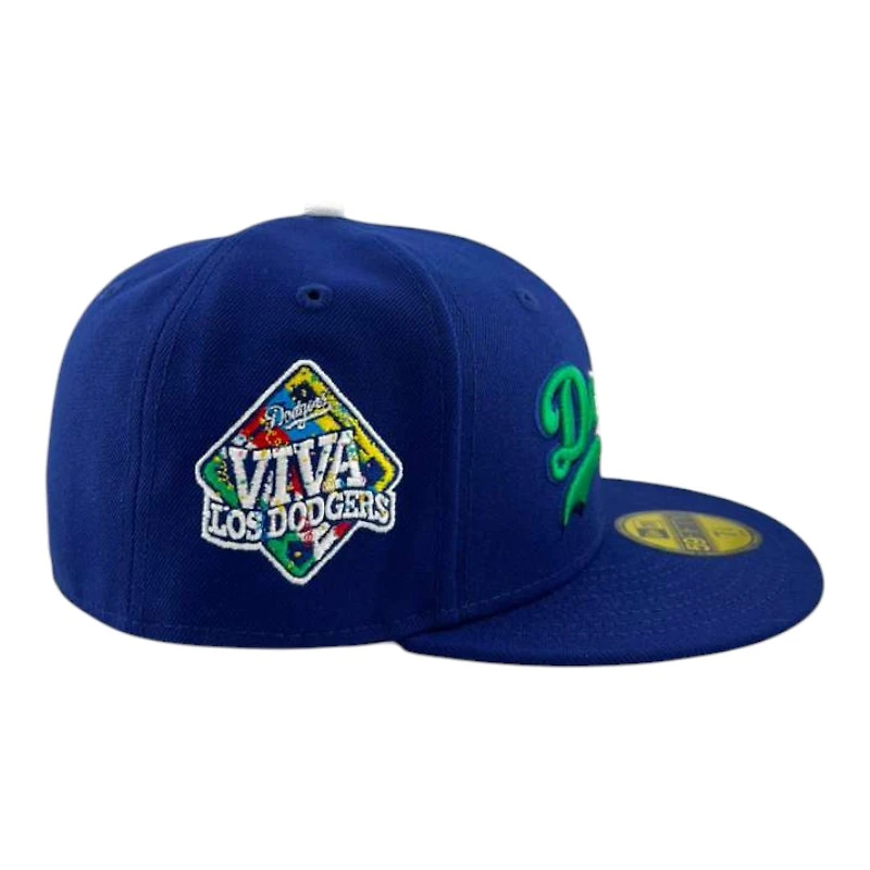 Los Angeles Dodgers Royal Script "Cinco de Mayo Collection" Gray UV New Era 59FIFTY Fitted Hat