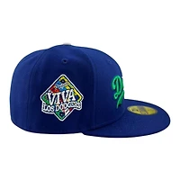 Los Angeles Dodgers Royal Script "Cinco de Mayo Collection" Gray UV New Era 59FIFTY Fitted Hat