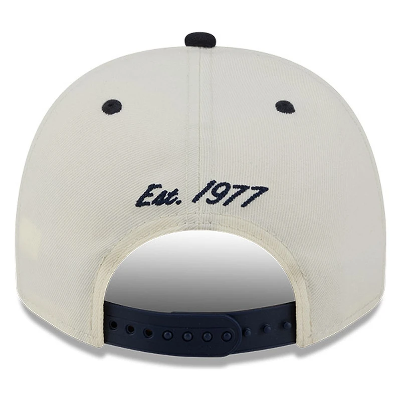 Seattle Mariners Chrome Two Tone Arched Text with Logo New Era 9FIFTY A-Frame Snapback Hat