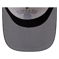 Seattle Mariners Chrome Two Tone Arched Text with Logo New Era 9FIFTY A-Frame Snapback Hat