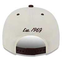 San Diego Padres Chrome Two Tone Arched Text with Logo New Era 9FIFTY A-Frame Snapback Hat