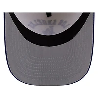 Los Angeles Dodgers Chrome Two Tone Arched Text with Logo New Era 9FIFTY A-Frame Snapback Hat
