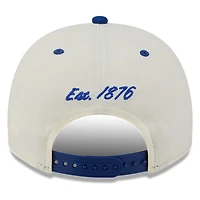 Chicago Cubs Chrome Two Tone Arched Text with Logo New Era 9FIFTY A-Frame Snapback Hat