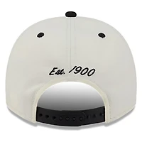 Chicago White Sox Chrome Two Tone Arched Text with Logo New Era 9FIFTY A-Frame Snapback Hat