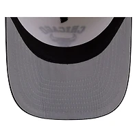 Chicago Bulls Chrome Two Tone Arched Text with Logo New Era 9FIFTY A-Frame Snapback Hat